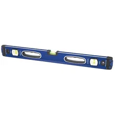 Westward 32Zu65 I-Beam Level, Aluminum, Neodymium, 24 In.