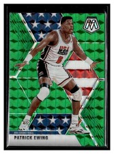 2019-20 Panini Mosaic #253 Patrick Ewing Green Mosaic New York Knicks