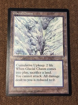 Glacial Chasm, Ice Age, MTG, Commander/EDH, Pre-Modern, Magic the Gathering