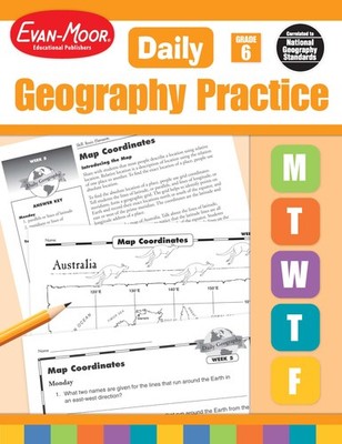 Evan-Moor Daily Geography Practice, Grade 6, Homeschooling and Classroom Res...