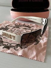 Juicy Couture   Shades of Couture  Sunglasses White Logo Frames With Case