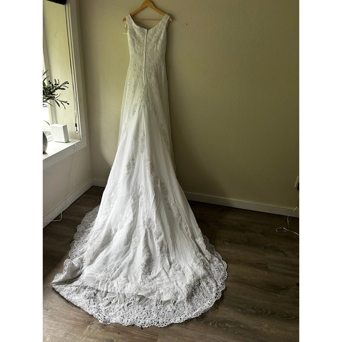 ebay vintage lace wedding dress Lace White Vintage Wedding Dresses & Veils for Women for sale