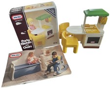 Vintage Little Tikes 5591 Party Kitchen  Chairs Dollhouse Playset Boxed