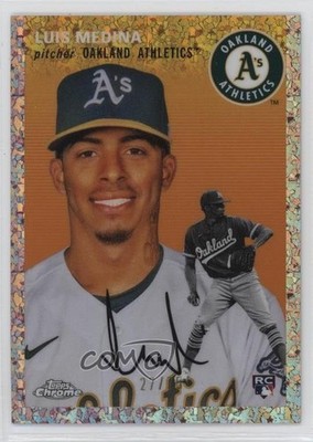 2023 Topps Chrome Platinum Anniversary 27/75 Luis Medina #134 Rookie RC 6j0