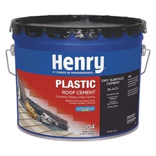 HENRY HE204061 Plastic Roof Cement,Oil Base,3.5 gal 35LR65