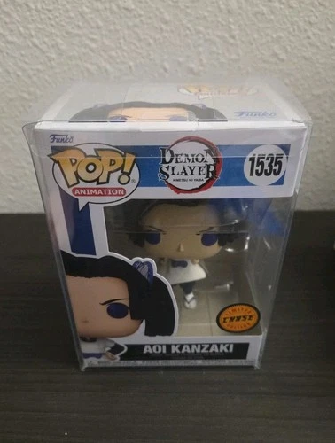 FUNKO POP! Demon Slayer: Kimetsu no Yaiba Aoi Kanzaki #1535 CHASE w/Protector 🆕