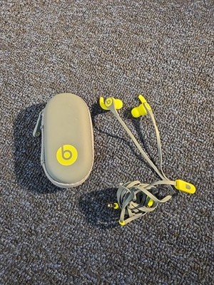 TESTED Beats by Dr. Dre Tour In-Ear Wired Earbuds Headphones Grey & Yellow Green
