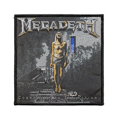 Megadeth Countdown To Extinctio Battle Jacket Sew On Woven Patch - OFFICIAL 15-1