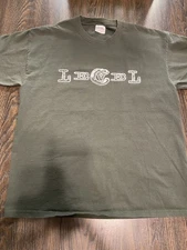 Vintage 00s Level C Suck A Fist Tour 2005 Green Graphic T Shirt Size Large