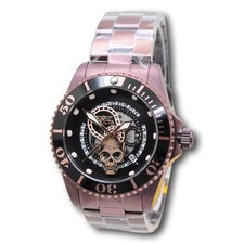Invicta Pro Diver Fade Reaper Men's 43mm Japan Automatic Skull Watch 46679