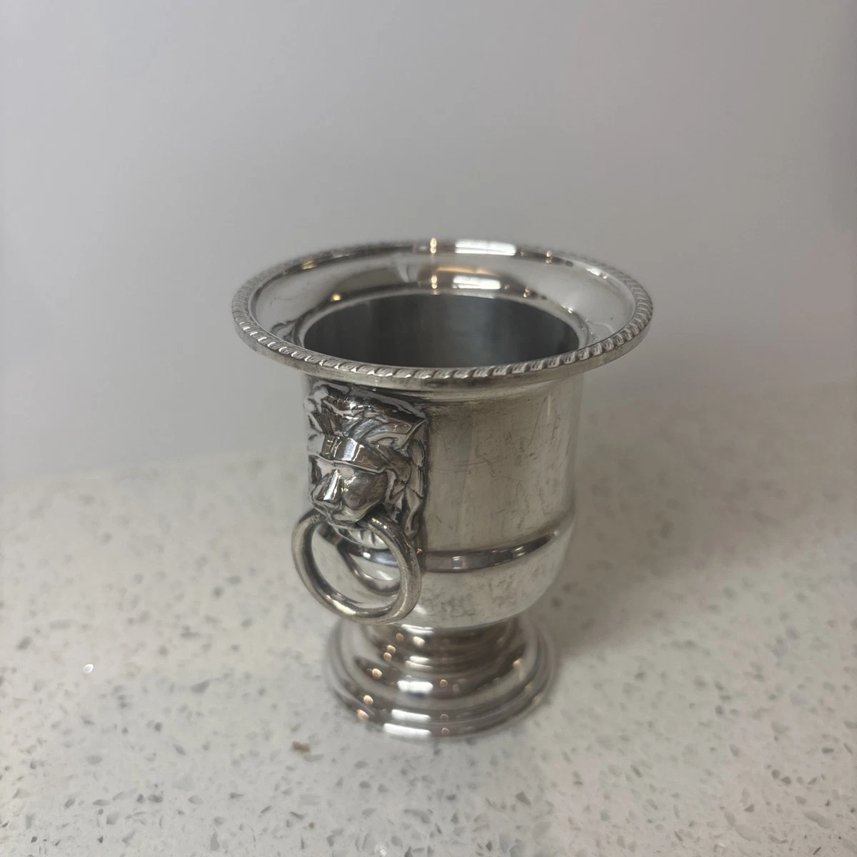 Friedman Silver Co】 ライオンのサモワール 小型サーバー Lion US