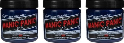 Manic Panic High Voltage Classic Shocking Blue 3x118 ml
