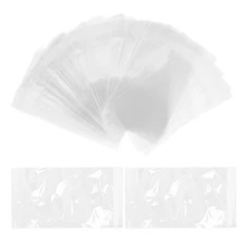 300 Pcs Card Protector Sleeves Hard Plastic Carton Cards Team Bags