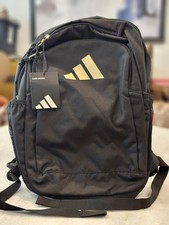 Adidas Backpack Excelerator Laptop Sleeve Sport Bag Black  Gold
