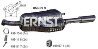 EndschalldäMpfer NachschalldäMpfer Ernst 053099 FüR Astra Opel T98 F67 16V F07