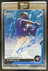 2020 Topps Now Opening Day Vladimir Guerrero Jr Blue Autograph Auto #26/49