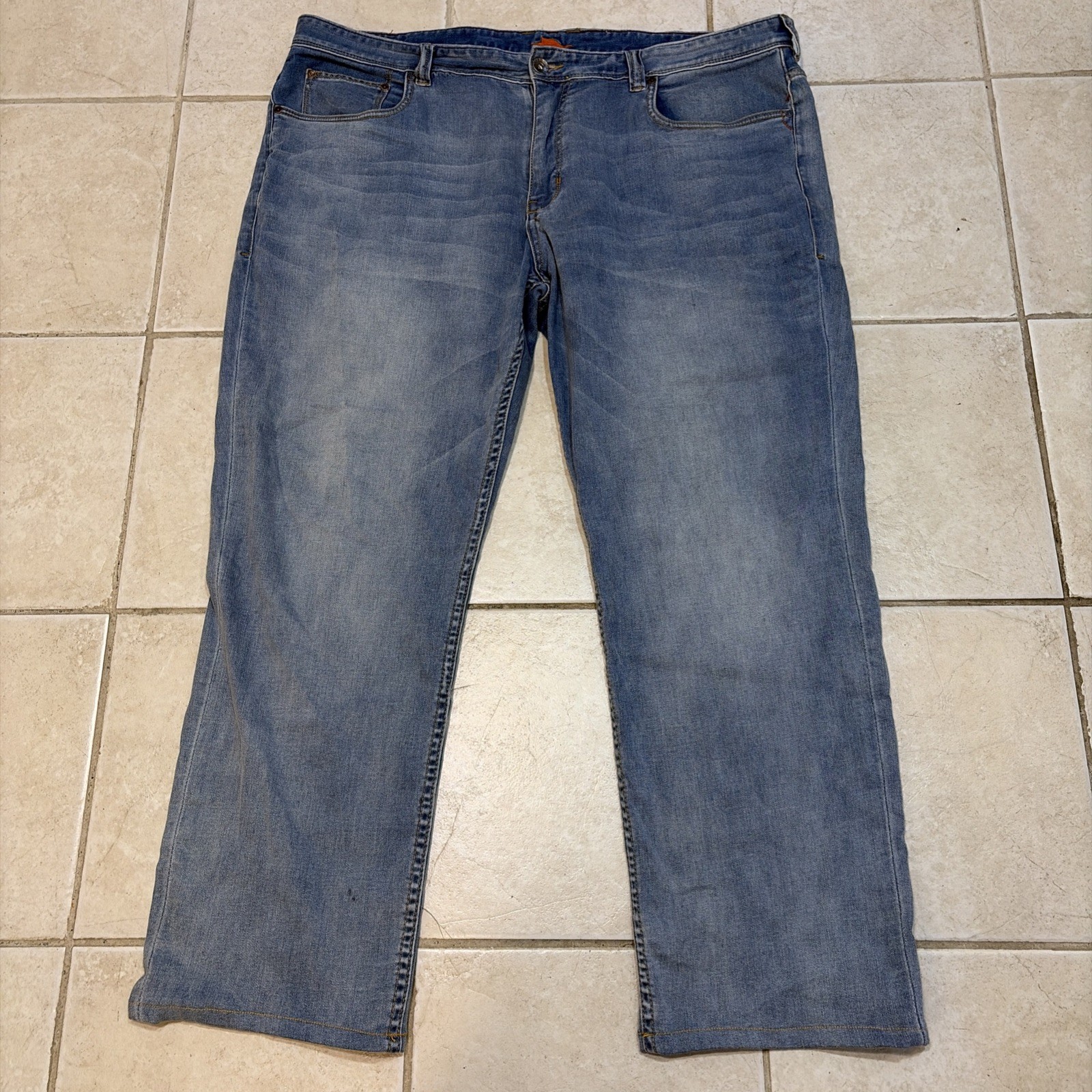 Mens 44x30 Blue Costa Rica Relaxed Straight Leg Denim      D