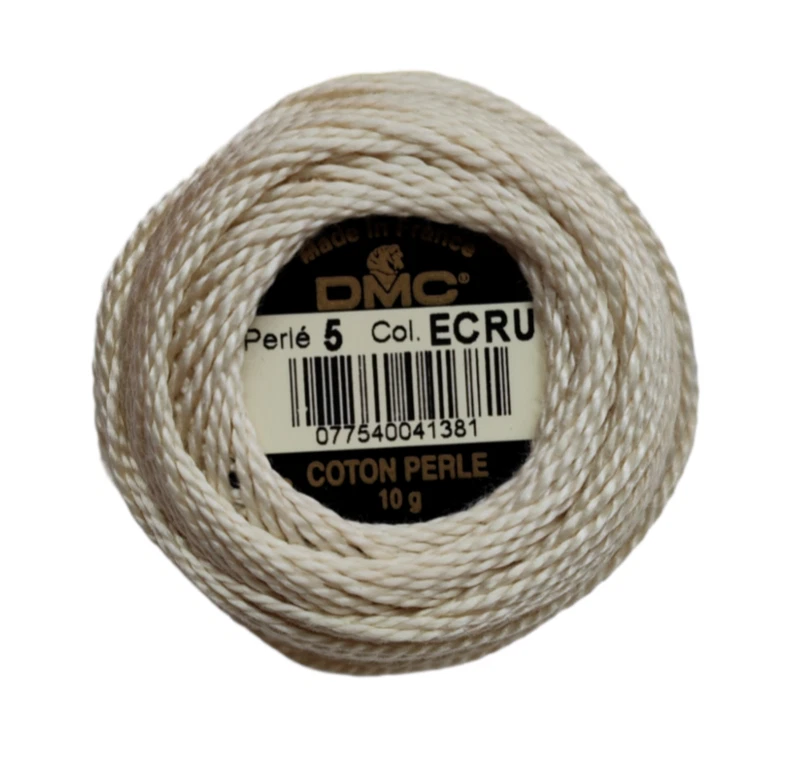 Filo da ricamo Cotone Perlè DMC n° 5 ECRU