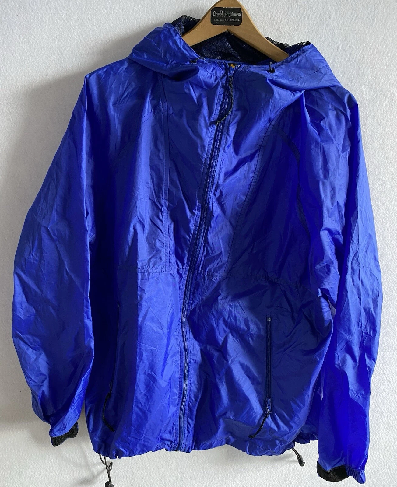 REI Jacket L Blue SoftShell Athletic Full Zip Mens Large