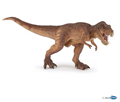 Figur Tyrannosaurus Rex IN Corsa Brown Papo Frankreich 55075 Brown Running