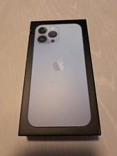 Original BOX Apple iPhone 13 PRO MAX Sierra Blue W Screen Protector - Small Dent