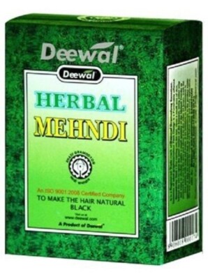 Deewal Herbal Mehandi Mehndi Henna Heena Hair Color 100% Natural Free Ship