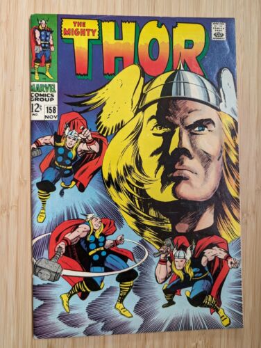 Thor #158 12 cent High Grade Marvel  - Picture 1 of 2