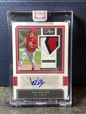 2022 Panini Three and Two #PJA-WC Won-Bin Cho Jersey Autographs Holo Silver #/15