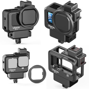 For Gopro Hero 9 Sports Camera G9 4 Vlog Frame Cage Protective Case Cold Shoe Ebay