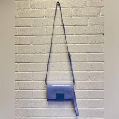 Baldinini Baby Blue Crossbody Bag with Elegant Closure