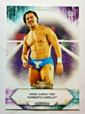 2021 Topps WWE #27 Angel Garza def. Humberto Carrillo wrestling card