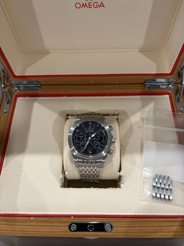 Omega DeVille 4 Counters Chronograph 41mm Automatic 422.10.41.52.06.001 MSRP 10K