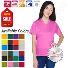 Team 365 Womens Dri-Fit Performance Gym Workout UV Protection T-Shirt M-TT11W