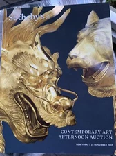 Sotheby's New York Contemporary art afternoon￼ Auction November 15, 2019