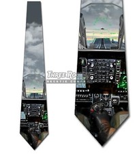 Military Ties Mens Air Force Necktie Aviation Jet Tie