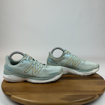Womens New Balance Fresh Foam X 860v12 Blue Athletic Running Sneakers Size 8 B