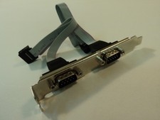 Standard Motherboard Adapter 2 DE-9 Male 11 Inch Cables Serial 694-122614