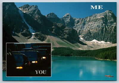 Postcard Rocky Mountains Beat Rush Hour Traffic Any Day Albert Canada You Me