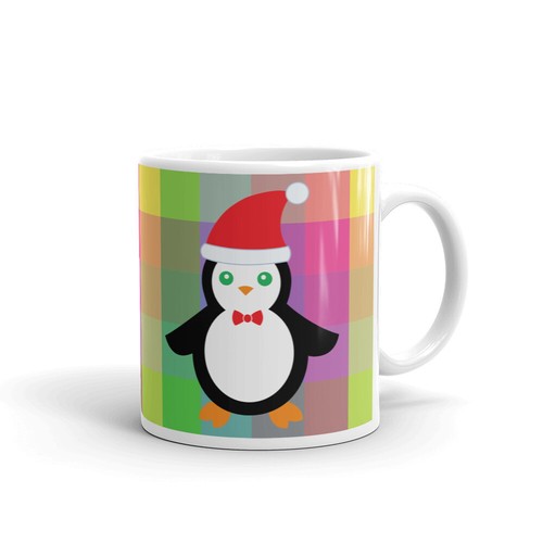 Weihnachten Pinguin Urlaub lustig Kaffee Tee Keramik Tasse Büro Arbeit Tasse Geschenk - Bild 1 von 4