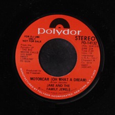 JAKE & FAMILY JEWELS: motorcar / mono Polydor 7