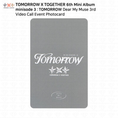 TXT minisode 3: TOMORROW Dear My Muse 3rd Video Call Fan Sign