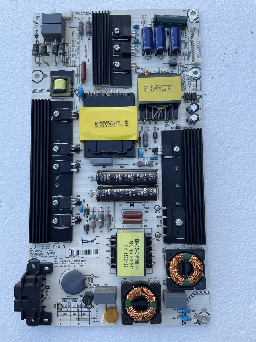 Placa de fuente de alimentación 242444 (RSAG7.820.8349/ROH) compatible con Hisense 58R6E 55R7E Placa de fuente de alimentación 242444 (RSAG7.820.8349/ROH) compatible con Hisense 58R6E 55R7E