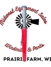 8ft A702 A602 Aermotor Windmill Mast Pipe, NEW A676 with 576 / 577 / 578 / 579