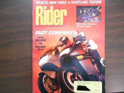 September 1990 Rider Motorcycle Magazine | eBay