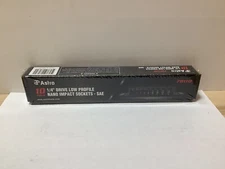 Astro Pneumatic 78110 10 Piece 1/4" Drive Sae Low Profile Nano Impact Socket Set