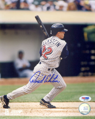 David Eckstein Arizona Diamondbacks Autographed 8x10 Baseball Photo PSA/DNA - Afbeelding 1 van 2