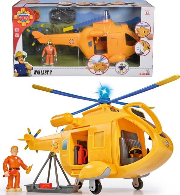 Thumbnail - Simba Feuerwehrmann Sam - Hubschrauber Wallaby Ii Inkl. Licht/sound