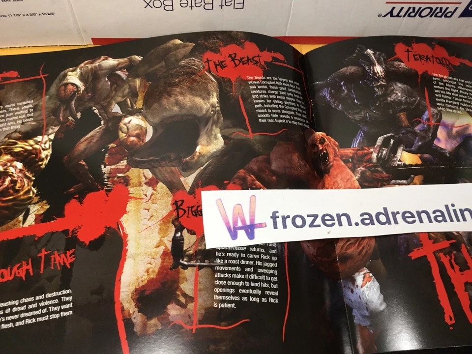 😱🔥👀👉 RARE Splatterhouse Press Kit /Guide👌NO GAME✅FREE SHIPPING ✈️🇺🇸 - Image 2 of 3