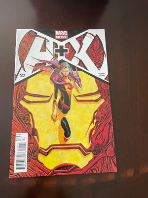 A+X #2 (Marvel, 2013) Del Mundo Variant Cover Limited 1:20, Avenger+X-Men, VF