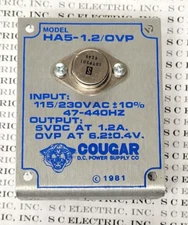 COUGAR POWER SUPPLY MODEL HA5-1.2/OVP